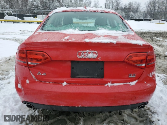 2009 Audi A4 3.2L Prestige with VIN WAUMK78K89N010993, listed as a Copart auction lot 44842995 with 60,306 mi miles and Salvage Title. Bid and sale history available at carsss.com. Image 6.