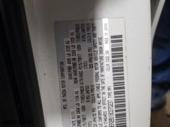 2011 Mazda CX-7 i Sport with VIN JM3ER2B51B0370237, listed as a Copart auction lot 48232705 with 208,679 mi miles and Salvage Title. Bid and sale history available at carsss.com. Image 12.