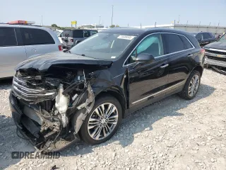 2017 Cadillac XT5 Premium Luxury AWD with VIN 1GYKNERS7HZ230664, listed as a Copart auction lot 70608044 with 70,806 mi miles and Salvage Title. Bid and sale history available at carsss.com. Image 1.