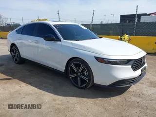 2023 Honda Accord Sport z VIN 1HGCY2F59PA032097, wystawiony jako IAAI lot #41763173 z przebiegiem 41 747 mil mil oraz . Historia ofert i sprzedaży dostępna na DreamBid. Obrazek 1.