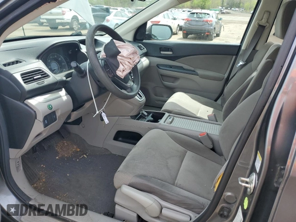 2014 Honda CR-V EX with VIN 2HKRM4H57EH659528, listed as a Copart auction lot 54573585 with 55,872 mi miles and Salvage Title. Bid and sale history available at carsss.com. Image 7.