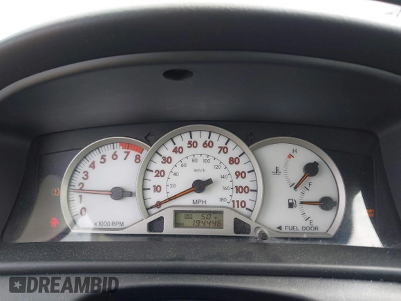 2008 Toyota Corolla CE with VIN 2T1BR32E98C918694, listed as a IAAI auction lot 41978223 with 194,446 mi miles and . Bid and sale history available at DreamBid. Image 7.