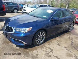 2018 Acura TLX with VIN 19UUB2F30JA012414, listed as a IAAI auction lot 41906116 with 83,758 mi miles. Bid and sale history available at carsss.com. Image 16.