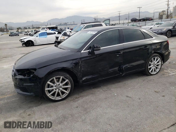 2015 Audi A3 1.8T Premium Plus with VIN WAUCCGFF0F1121748, listed as a Copart auction lot 39224044 with 47,122 mi miles. Bid and sale history available at carsss.com. Image 1.