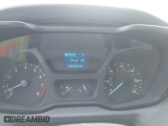 2016 Ford Transit Cargo with VIN 1FTYR1YM9GKB55554, listed as a IAAI auction lot 41850417 with 69,562 mi miles and . Bid and sale history available at DreamBid. Image 7.