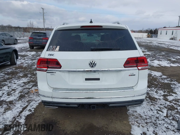 2019 Volkswagen Atlas SEL R-Line with VIN 1V2RR2CA4KC612697, listed as a IAAI auction lot 41618930 with 25,476 mi miles and . Bid and sale history available at DreamBid. Image 17.