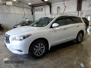 2014 Infiniti QX60 with VIN 5N1AL0MM9EC520157, listed as a Copart auction lot 57418595 with 156,534 mi miles and Clean title. Bid and sale history available at DreamBid. Image 1.