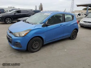 2016 Chevrolet Spark LS with VIN KL8CB6SA3GC571287, listed as a Copart auction lot 43273455 with 113,365 mi miles and Salvage Title. Bid and sale history available at carsss.com. Image 1.