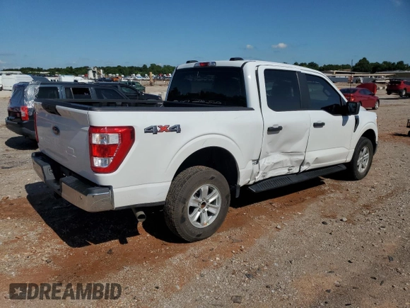 2022 Ford F-150 XL z VIN 1FTFW1E53NKE99147, wystawiony jako Copart lot #60621955 z przebiegiem 37 007 mil mil oraz Szkoda całkowita • Salvage title. Historia ofert i sprzedaży dostępna na DreamBid. Obrazek 3.