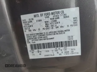 2008 Ford F-150 STX with VIN 1FTRX14W18FB34497, listed as a Copart auction lot 60402785 with 662,117 mi miles and Salvage title. Bid and sale history available at DreamBid. Image 12.
