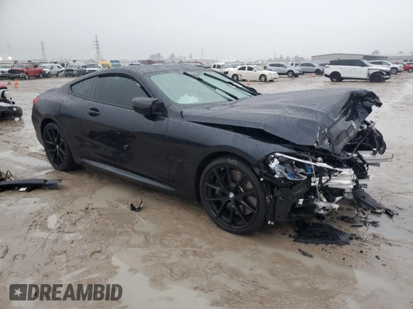 2024 BMW 8 Series M850i xDrive with VIN WBABC4C07RCP91011, listed as a Copart auction lot 42949665 with Not Provided miles and Salvage Title. Bid and sale history available at DreamBid. Image 4.