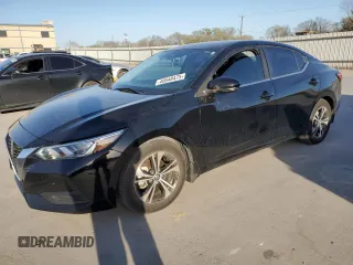 2020 Nissan Sentra SV with VIN 3N1AB8CV0LY213158, listed as a Copart auction lot 49548475 with 69,953 mi miles and Salvage Title. Bid and sale history available at carsss.com. Image 1.