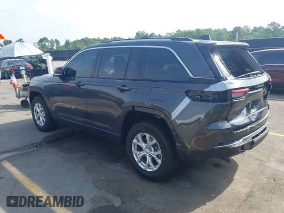 2023 Jeep Grand Cherokee Limited with VIN 1C4RJGBG5PC648630, listed as a IAAI auction lot 42263915 with 24,976 mi miles and . Bid and sale history available at DreamBid. Image 3.