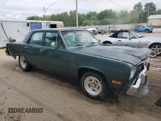 1976 Plymouth Valiant z VIN VL41C6F132520, wystawiony jako Copart lot #63045165 z przebiegiem 63 541 mil mil oraz Szkoda całkowita • Salvage title. Historia ofert i sprzedaży dostępna na DreamBid. Obrazek 4.