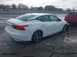 2018 Nissan Maxima SV with VIN 1N4AA6AP5JC386095, listed as a IAAI auction lot 41112752 with 164,596 mi miles. Bid and sale history available at carsss.com. Image 4.