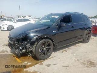 2024 Volkswagen Tiguan SE R-Line Black with VIN 3VVCB7AX8RM156729, listed as a Copart auction lot 57147405 with 6,390 mi miles and Salvage title. Bid and sale history available at DreamBid. Image 1.