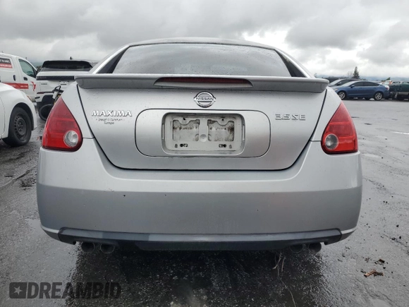 2008 Nissan Maxima 3.5 SE with VIN 1N4BA41E38C811864, listed as a Copart auction lot 47706455 with 92,834 mi miles and Salvage Title. Bid and sale history available at carsss.com. Image 6.