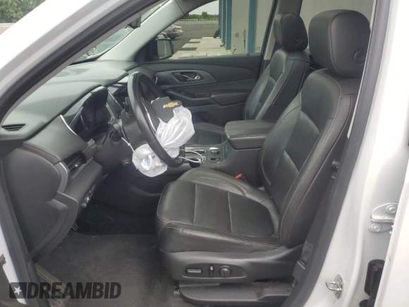 2020 Chevrolet Traverse Premier z VIN 1GNERKKW6LJ273202, wystawiony jako Copart lot #57280525 z przebiegiem 89 370 mil mil oraz Szkoda całkowita • Salvage title. Historia ofert i sprzedaży dostępna na DreamBid. Obrazek 7.