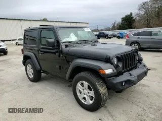 2021 Jeep Wrangler Sport S with VIN 1C4HJXAG8MW872384, listed as a Copart auction lot 87472574 with 49,684 mi miles and Salvage Title. Bid and sale history available at DreamBid. Image 11.