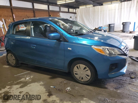 2023 Mitsubishi Mirage ES z VIN ML32AUHJ4PH004528, wystawiony jako Copart lot #56292005 z przebiegiem Nie podano mil oraz Szkoda całkowita • Salvage title. Historia ofert i sprzedaży dostępna na DreamBid. Obrazek 4.