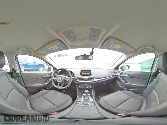 2017 Mazda 3 Sport with VIN 3MZBN1U79HM144059, listed as a Copart auction lot 42039895 with 95,984 mi miles and Salvage Title. Bid and sale history available at DreamBid. Image 14.