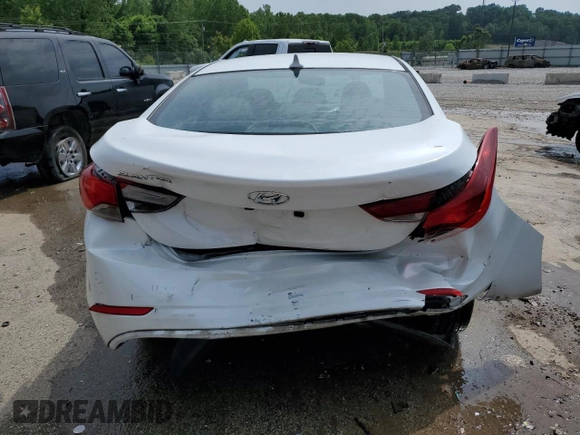 2015 Hyundai Elantra SE z VIN 5NPDH4AE6FH586372, wystawiony jako Copart lot #57399575 z przebiegiem 95 860 mil mil oraz Nie do naprawy • Non repairable. Historia ofert i sprzedaży dostępna na DreamBid. Obrazek 6.