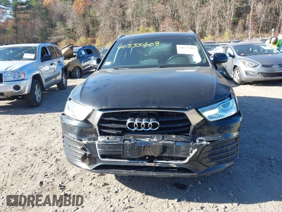 2018 Audi Q3 Premium with VIN WA1ECCFS6JR024513, listed as a IAAI auction lot 40835409 with 102,547 mi miles. Bid and sale history available at carsss.com. Image 12.