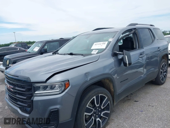 2021 GMC Acadia SLE z VIN 1GKKNKLA4MZ183807, wystawiony jako IAAI lot #42331798 z przebiegiem 120 721 mil mil oraz . Historia ofert i sprzedaży dostępna na DreamBid. Obrazek 2.