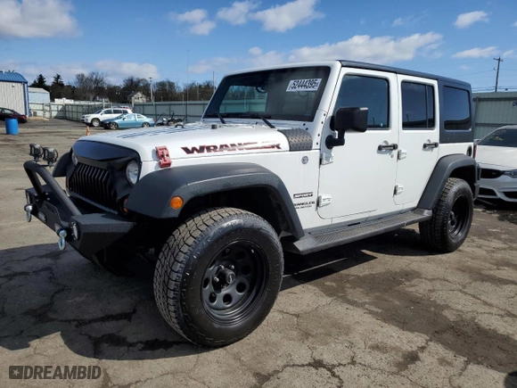 2013 Jeep Wrangler Unlimited Sport with VIN 1C4BJWDG5DL694642, listed as a Copart auction lot 52444395 with 92,559 mi miles and Clean Title. Bid and sale history available at carsss.com. Image 1.