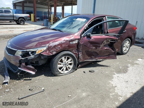 2018 Kia Optima LX with VIN 5XXGT4L39JG233300, listed as a Copart auction lot 51237245 with 171,078 mi miles and Salvage Title. Bid and sale history available at carsss.com. Image 1.