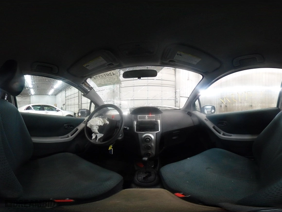 2008 Toyota Yaris with VIN JTDJT923885192256, listed as a IAAI auction lot 42014374 with 126,860 mi miles. Bid and sale history available at carsss.com. Image 19.