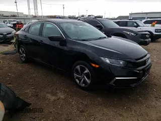 2019 Honda Civic LX with VIN 19XFC2F6XKE004169, listed as a Copart auction lot 83847414 with 65,517 mi miles and Salvage Title. Bid and sale history available at DreamBid. Image 13.