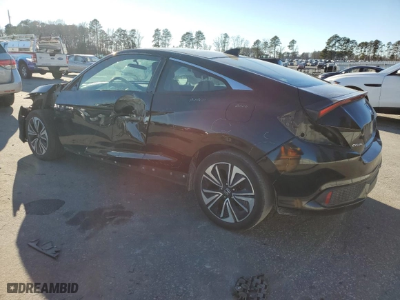 2016 Honda Civic Coupe EX-T with VIN 2HGFC3B39GH356559, listed as a Copart auction lot 88385375 with 143,888 mi miles and Salvage Title. Bid and sale history available at carsss.com. Image 2.