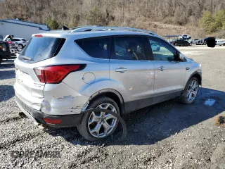 2019 Ford Escape Titanium with VIN 1FMCU9J98KUB53669, listed as a Copart auction lot 47344715 with 84,051 mi miles and Salvage title. Bid and sale history available at DreamBid. Image 3.