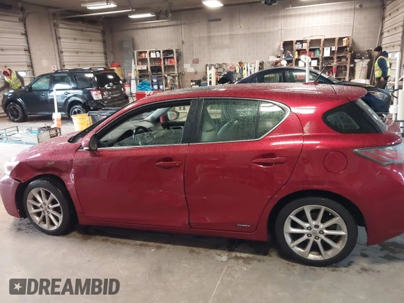 2011 Lexus CT 200h with VIN JTHKD5BH2B2036467, listed as a IAAI auction lot 42323360 with 149,963 mi miles and . Bid and sale history available at DreamBid. Image 14.