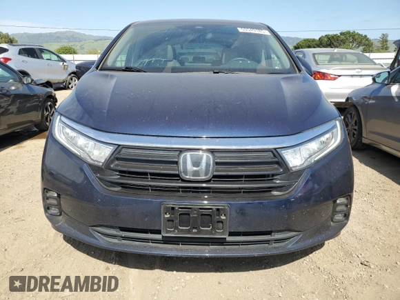 2023 Honda Odyssey Touring z VIN 5FNRL6H89PB052833, wystawiony jako Copart lot #53549185 z przebiegiem 49 471 mil mil oraz Szkoda całkowita • Salvage title. Historia ofert i sprzedaży dostępna na DreamBid. Obrazek 5.