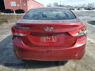 2011 Hyundai Elantra GLS with VIN 5NPDH4AE1BH040816, listed as a Copart auction lot 43266665 with 246,587 mi miles and Salvage Title. Bid and sale history available at carsss.com. Image 6.