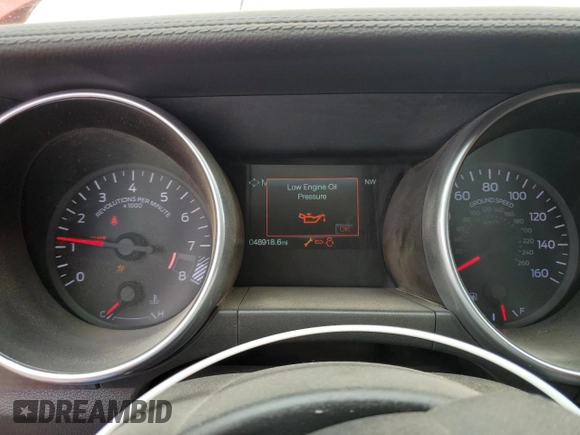 2019 Ford Mustang GT with VIN 1FA6P8CF5K5134342, listed as a Copart auction lot 55437245 with 48,918 mi miles and Salvage title. Bid and sale history available at DreamBid. Image 9.