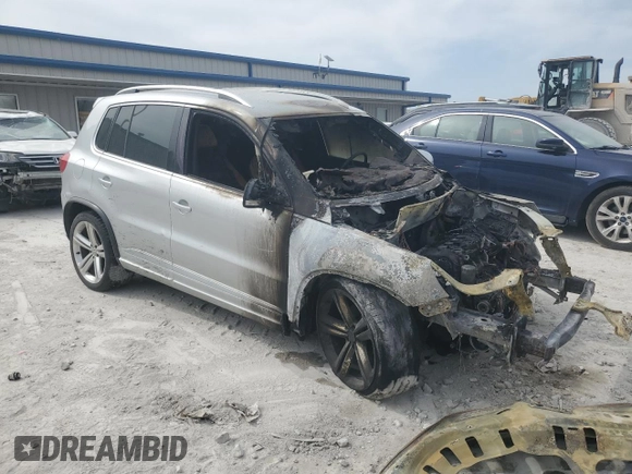 2016 Volkswagen Tiguan S with VIN WVGBV7AXXGW606617, listed as a Copart auction lot 48667505 with Not Provided miles and Salvage Title. Bid and sale history available at DreamBid. Image 4.