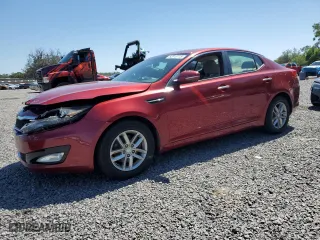 2012 Kia Optima LX with VIN 5XXGM4A72CG074898, listed as a Copart auction lot 52913115 with 142,705 mi miles and Salvage Title. Bid and sale history available at carsss.com. Image 1.