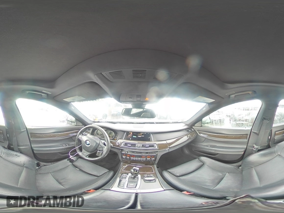 2015 BMW 7 Series 740Li with VIN WBAYE4C52FD947509, listed as a Copart auction lot 49269705 with 80,111 mi miles and Salvage Title. Bid and sale history available at DreamBid. Image 13.