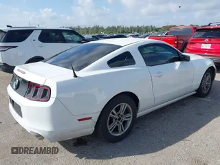2014 Ford Mustang V6 with VIN 1ZVBP8AM1E5231243, listed as a IAAI auction lot 41730357 with 211,508 mi miles. Bid and sale history available at carsss.com. Image 4.