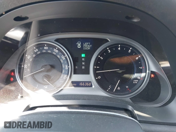 2009 Lexus IS 250 with VIN JTHCK262695031375, listed as a IAAI auction lot 42018757 with 170,000 mi miles and . Bid and sale history available at DreamBid. Image 7.