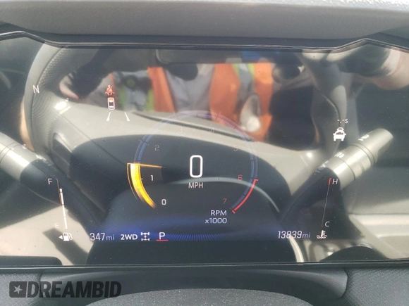 2024 Chevrolet TrailBlazer LS with VIN KL79MNSLXRB134481, listed as a Copart auction lot 53286015 with 13,839 mi miles and Salvage Title. Bid and sale history available at DreamBid. Image 9.