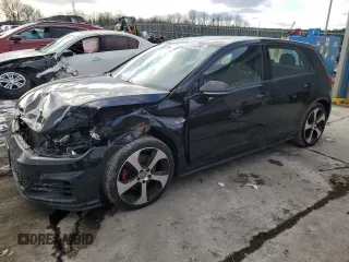 2018 Volkswagen Golf GTI S with VIN 3VW447AU9JM266435, listed as a Copart auction lot 87840995 with 58,647 mi miles and Salvage Title. Bid and sale history available at carsss.com. Image 1.