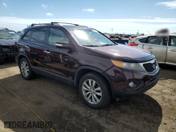 2011 Kia Sorento LX with VIN 5XYKTDA20BG136374, listed as a Copart auction lot 48174315 with 224,228 mi miles and Salvage Title. Bid and sale history available at carsss.com. Image 4.