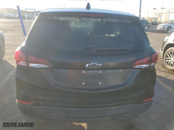 2024 Chevrolet Equinox LS with VIN 3GNAXHEG0RL245408, listed as a Copart auction lot 77527724 with 9,178 mi miles and Salvage Title. Bid and sale history available at carsss.com. Image 6.