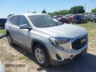 2019 GMC Terrain SLE with VIN 3GKALMEV7KL147627, listed as a IAAI auction lot 41982525 with Not Provided miles. Bid and sale history available at carsss.com. Image 1.