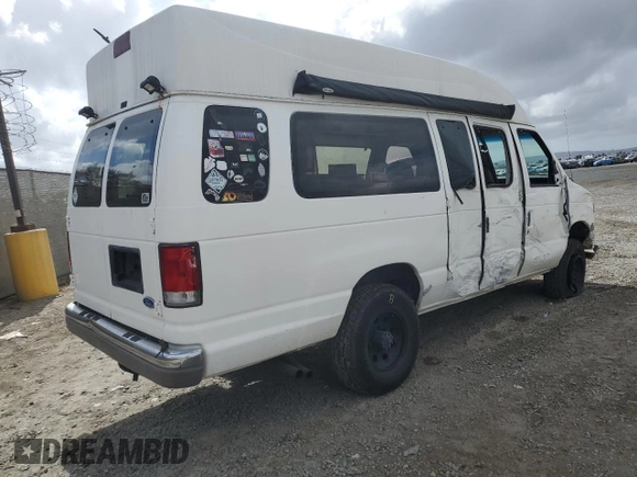 1995 Ford Econoline Wagon XL z VIN 1FBJS31H0SHB49053, wystawiony jako Copart lot #44952525 z przebiegiem Nie podano mil oraz Szkoda całkowita • Salvage title. Historia ofert i sprzedaży dostępna na DreamBid. Obrazek 3.