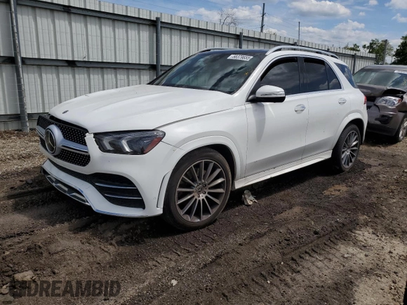 2020 Mercedes-Benz GLE 450 z VIN 4JGFB5KBXLA114842, wystawiony jako Copart lot #58379655 z przebiegiem Nie podano mil oraz Nie do naprawy • Non repairable. Historia ofert i sprzedaży dostępna na DreamBid. Obrazek 1.